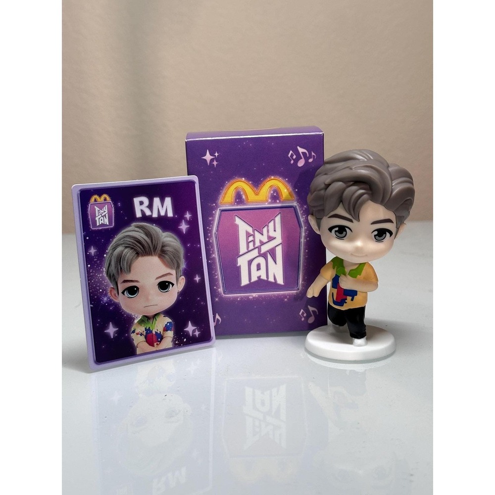 McDonalds TinyTAN x BTS Happy Meal Toy New #1 - RM